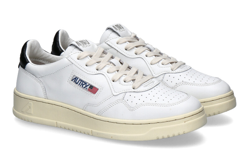 Autry Sneaker LOW MAN LEATHER WHITE/BLACK (43)