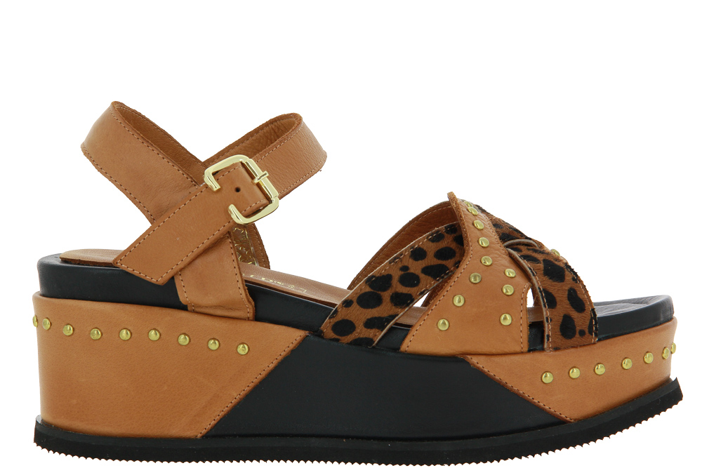 Cafè Noir Keilsandale NERO LEOPARD