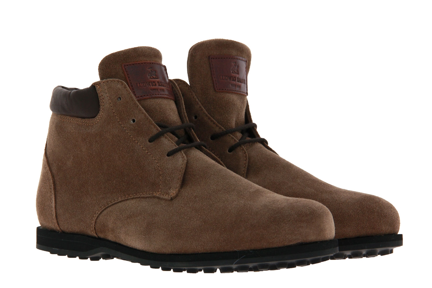 Ludwig Reiter Schnürboots gefüttert GRINZINGER VELOUR TABAC (39)