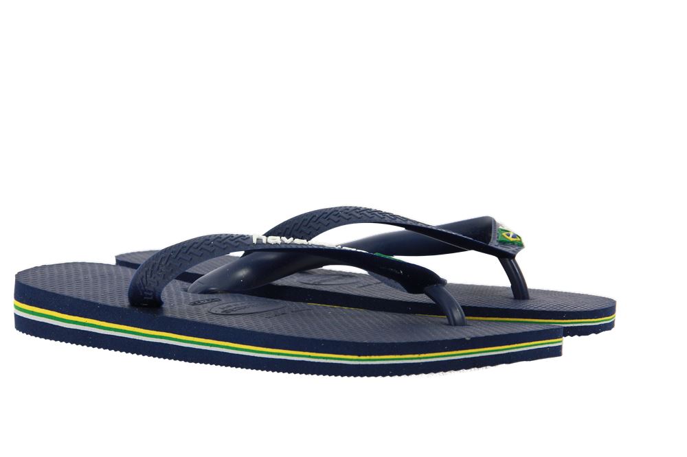 Havaianas Zehenstegsandale MEN BRASIL LOGO NAVY BLUE  (41-42)