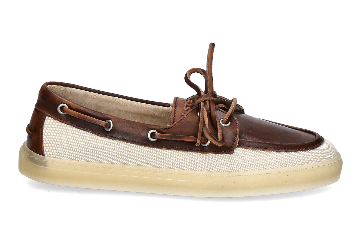 Copenhagen Damen- Mokassin CPH160 MIX- braun/ creme