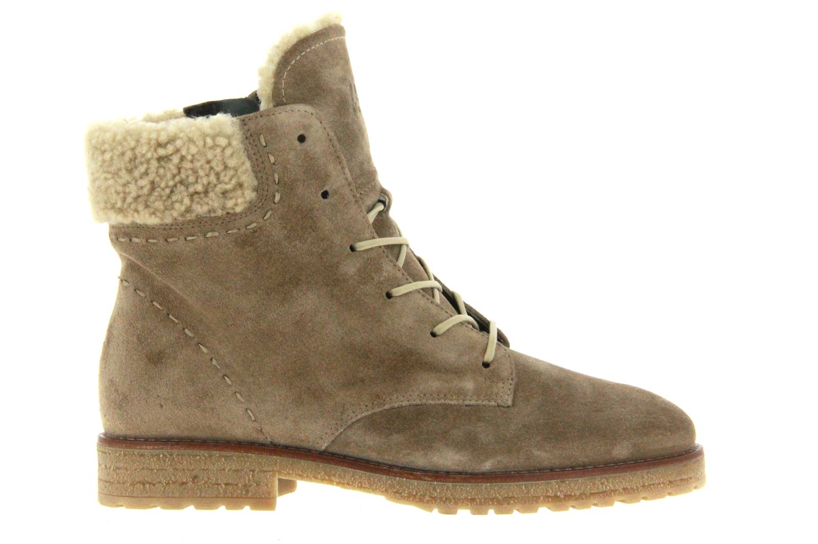 Paul Green Stiefelette gefüttert R. SUEDE D-FACE ANTELOPE SABBIA (37 )