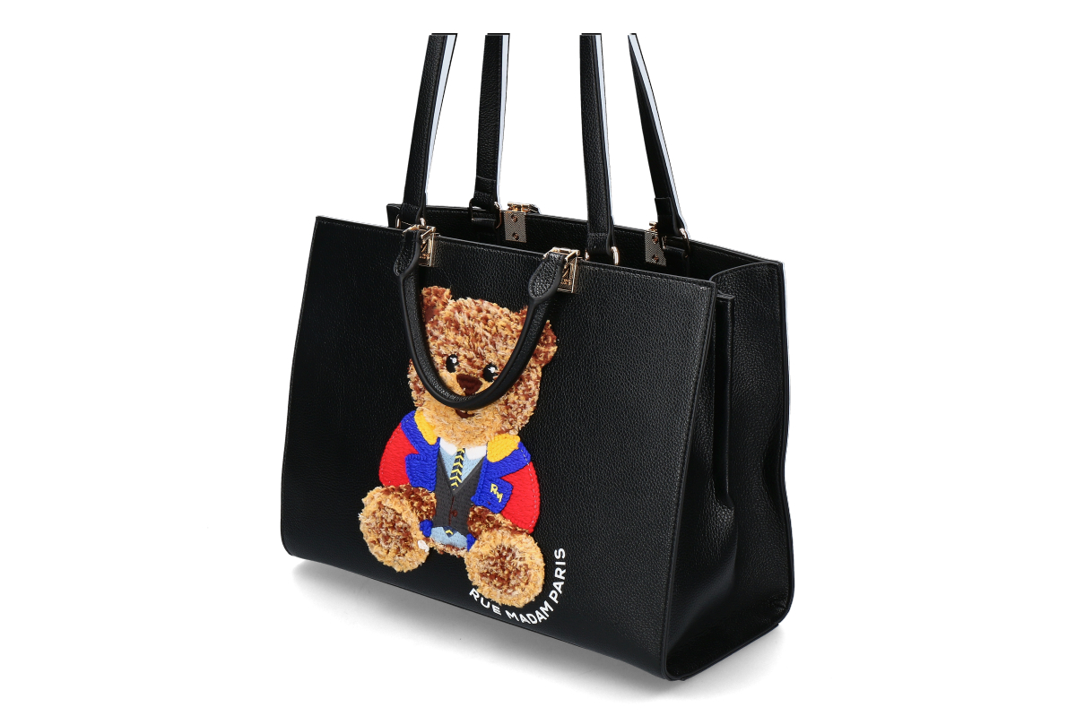 Rue Madam Tasche MARVIN TOTE - black/schwarz Rue Madam Tasche MARVIN TOTE - black/schwarz