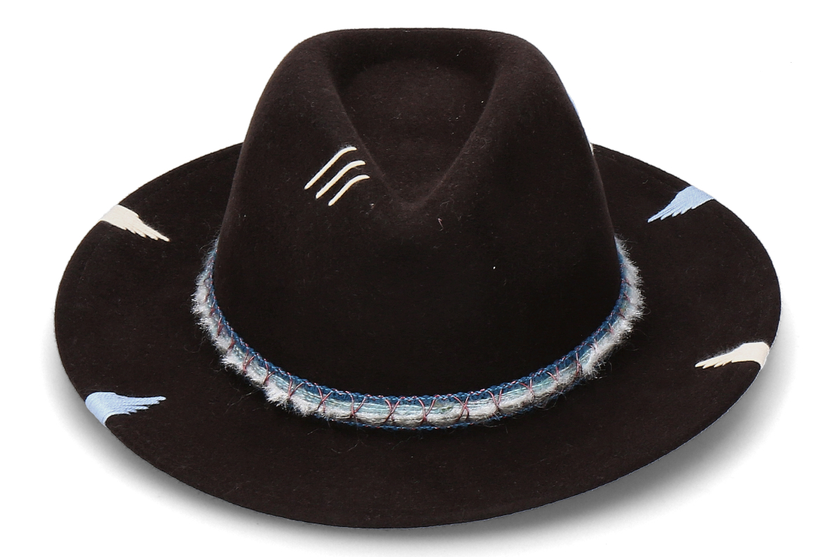 The Hat Gang Filzhut I WANT MAGIC- C6 brown/ braun