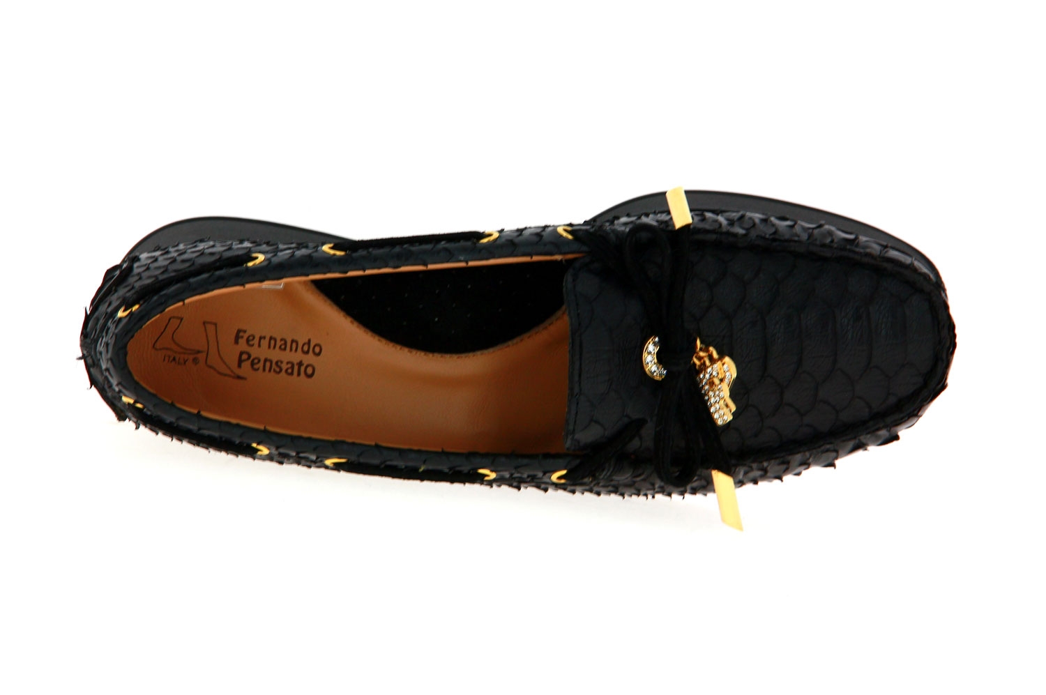 Fernando Pensato Plateauslipper POSITANO NERO (42)