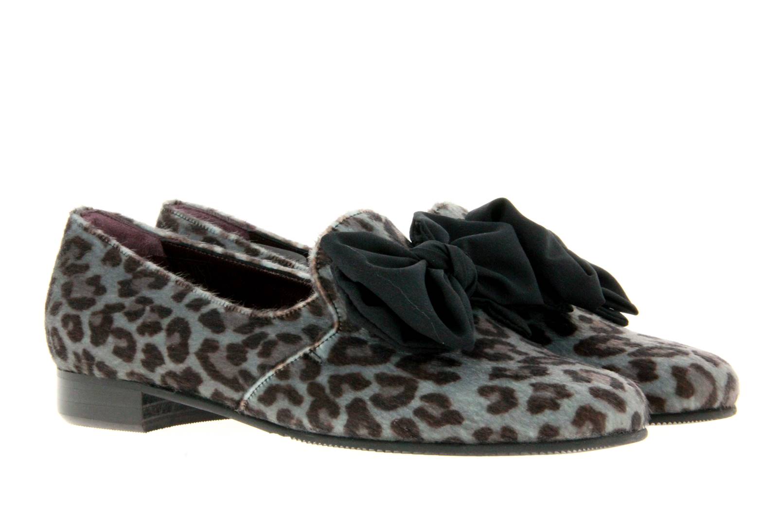 Gabriele Slipper FUR LEOPARD GRIGIO (41)