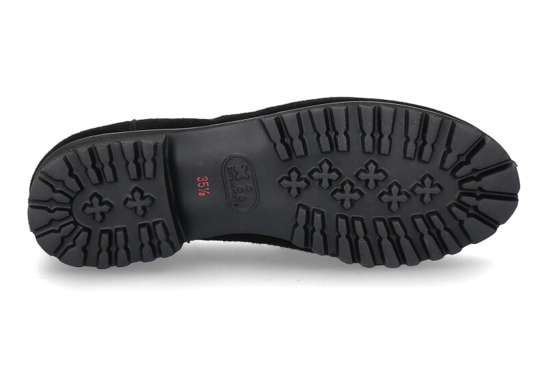 Pas de rouge Slipper MARTA CAMOSCIO NERO (36)