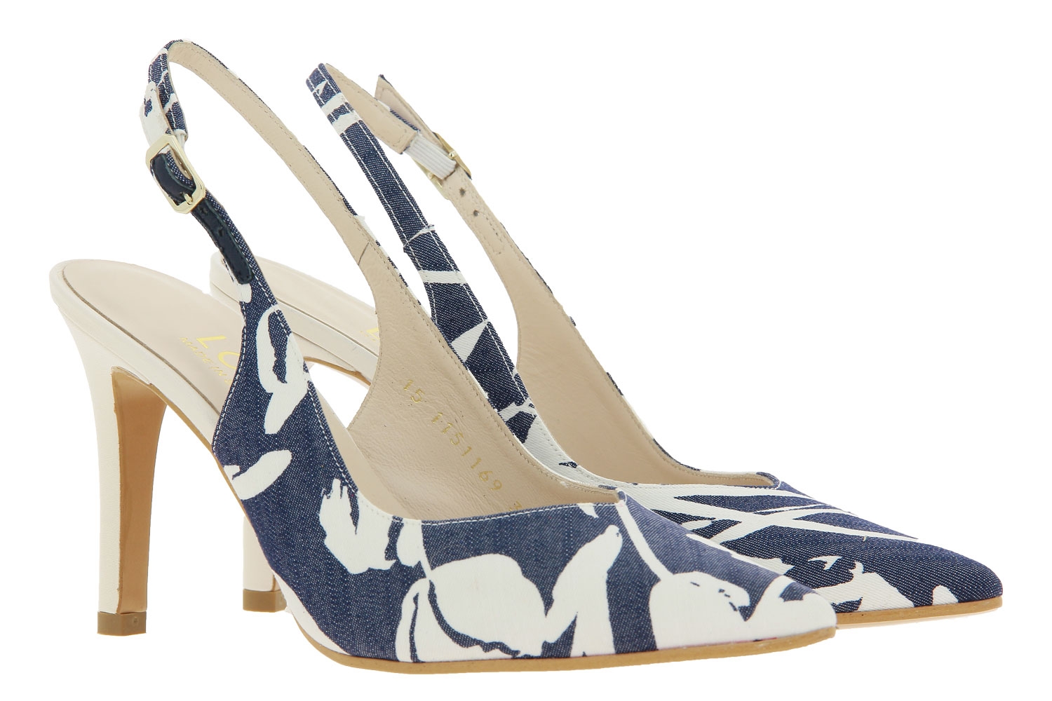 Lodi Slingpumps RAIAN-TE AMAPOLA NAVY GLOVE MARFIL (39½)