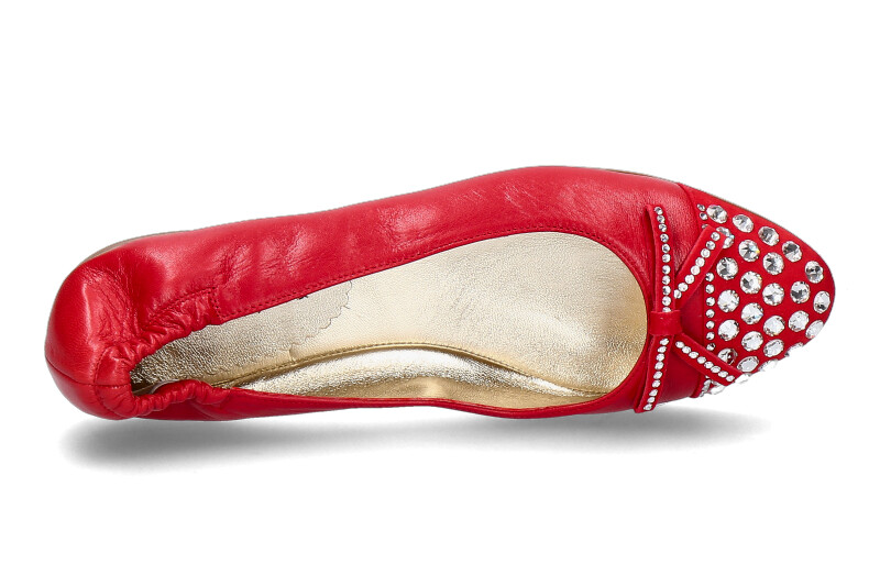 ScarpaRossa Ballerina CAMOSCIO ROSSO ALASKA CRYSTAL (37 ) ScarpaRossa Ballerina CAMOSCIO ROSSO ALASKA CRYSTAL (37 )