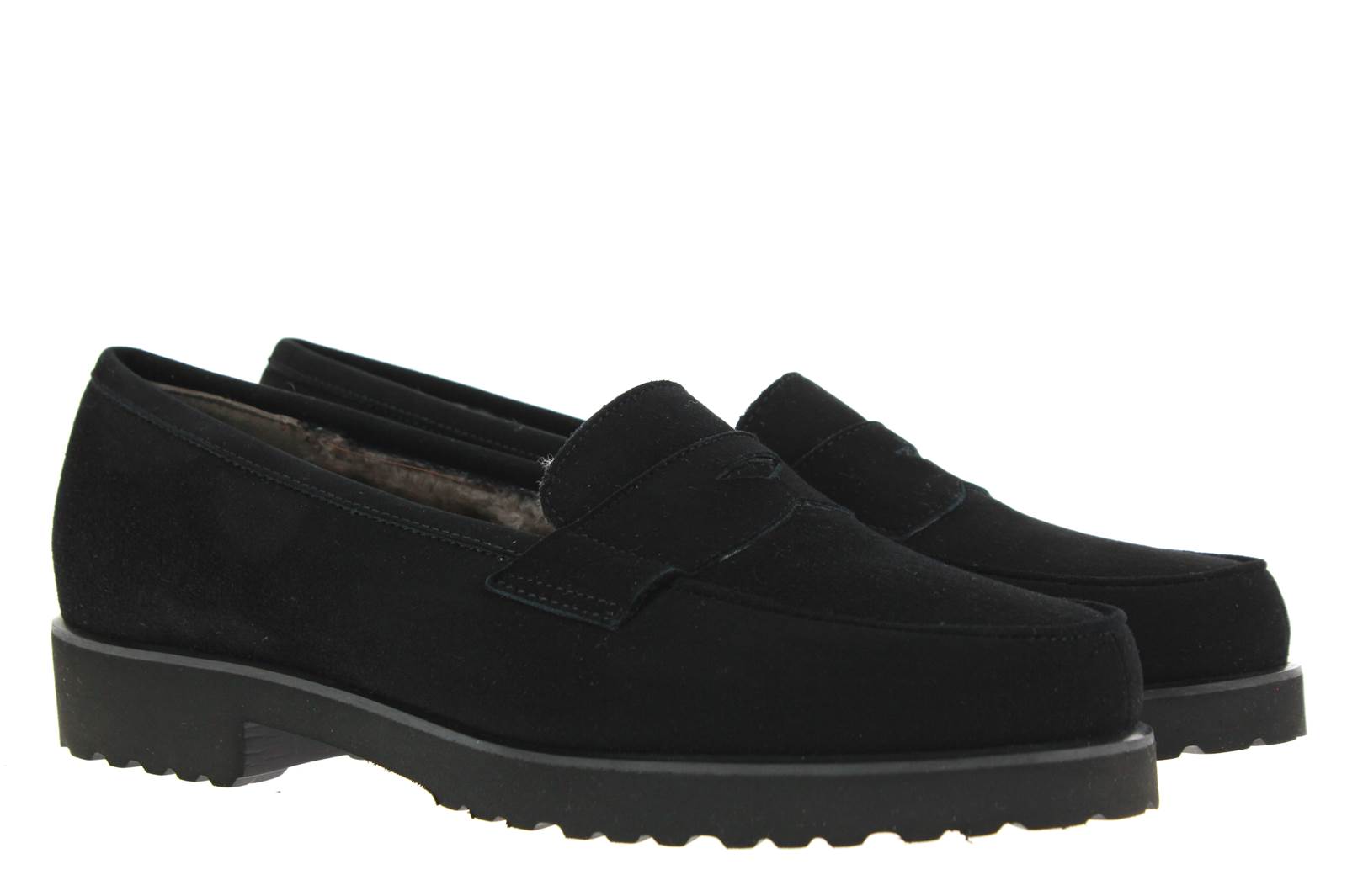 Pas de rouge by Gritti Slipper gefüttert MARTA CAMOSCIO NERO (43)