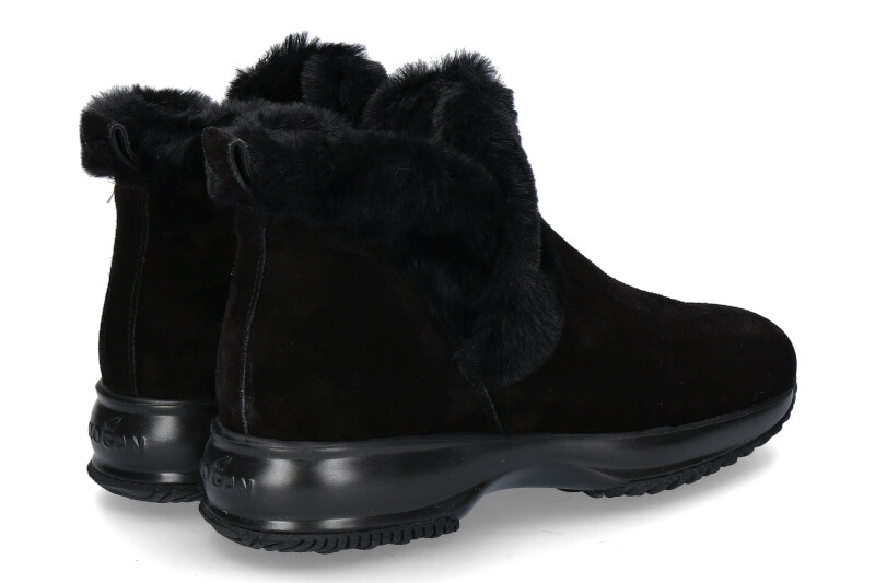Hogan Stiefelette gefüttert INTERACTIVE SLIPON NERO (37½)