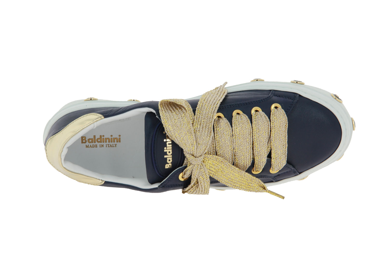 Baldinini Sneaker DOME UNIFORM LAMINATO ORO (37 )