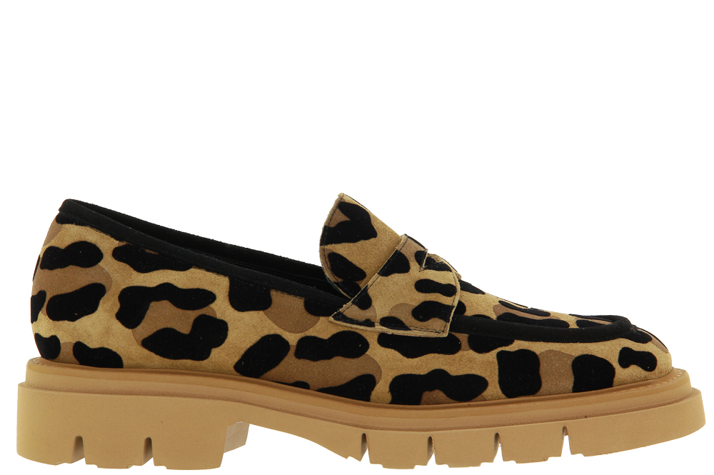 Luca Grossi Slipper SELLA CAMOSCIO LEOPARDINO