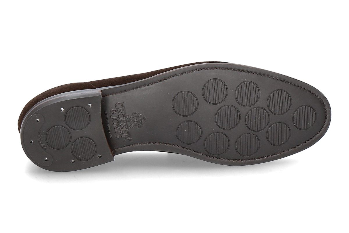 Crockett Jones Loafer HARVARD 2 SUEDE- dark brown_142300081_5