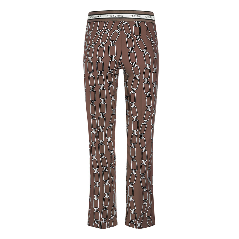 Cambio Hose FAITH CHAIN PRINT MOCCA