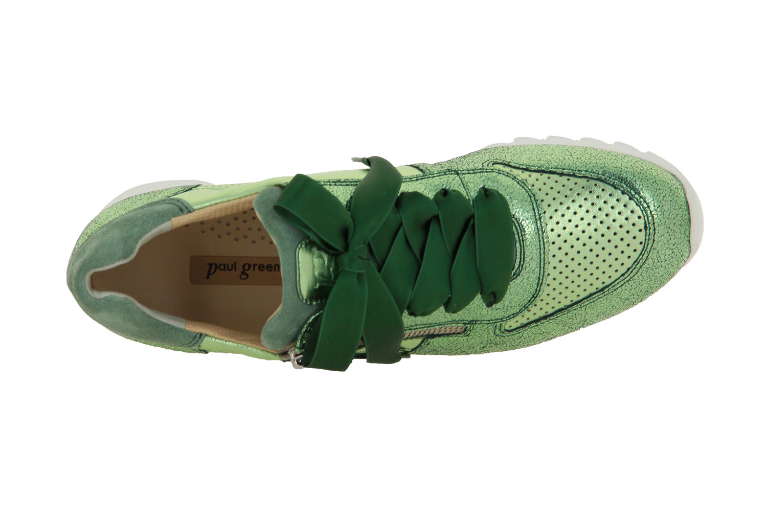 Paul Green Sneaker CRACKED MET GREEN (38)