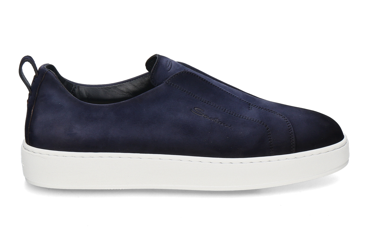 Santoni Herren- Slip-On Sneaker VICTORY- blau
