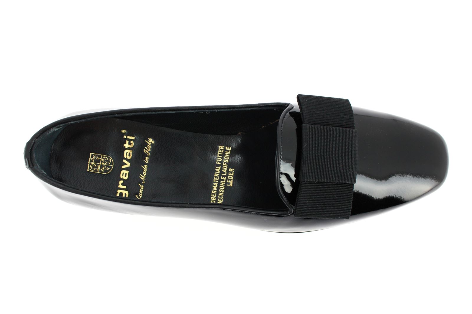 Gravati Slipper VERNICE NERO (37½)