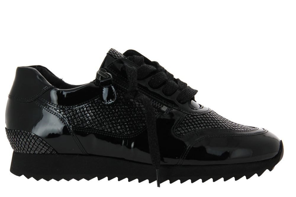 Hassia Sneaker MADRID WEITE-K DORELACK SPORT SCHWARZ (40)