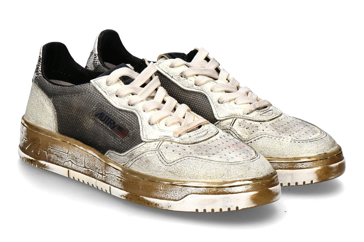 Autry Damen-Sneaker SUPERVINTAGE MESH LEATHER ME14- white/white