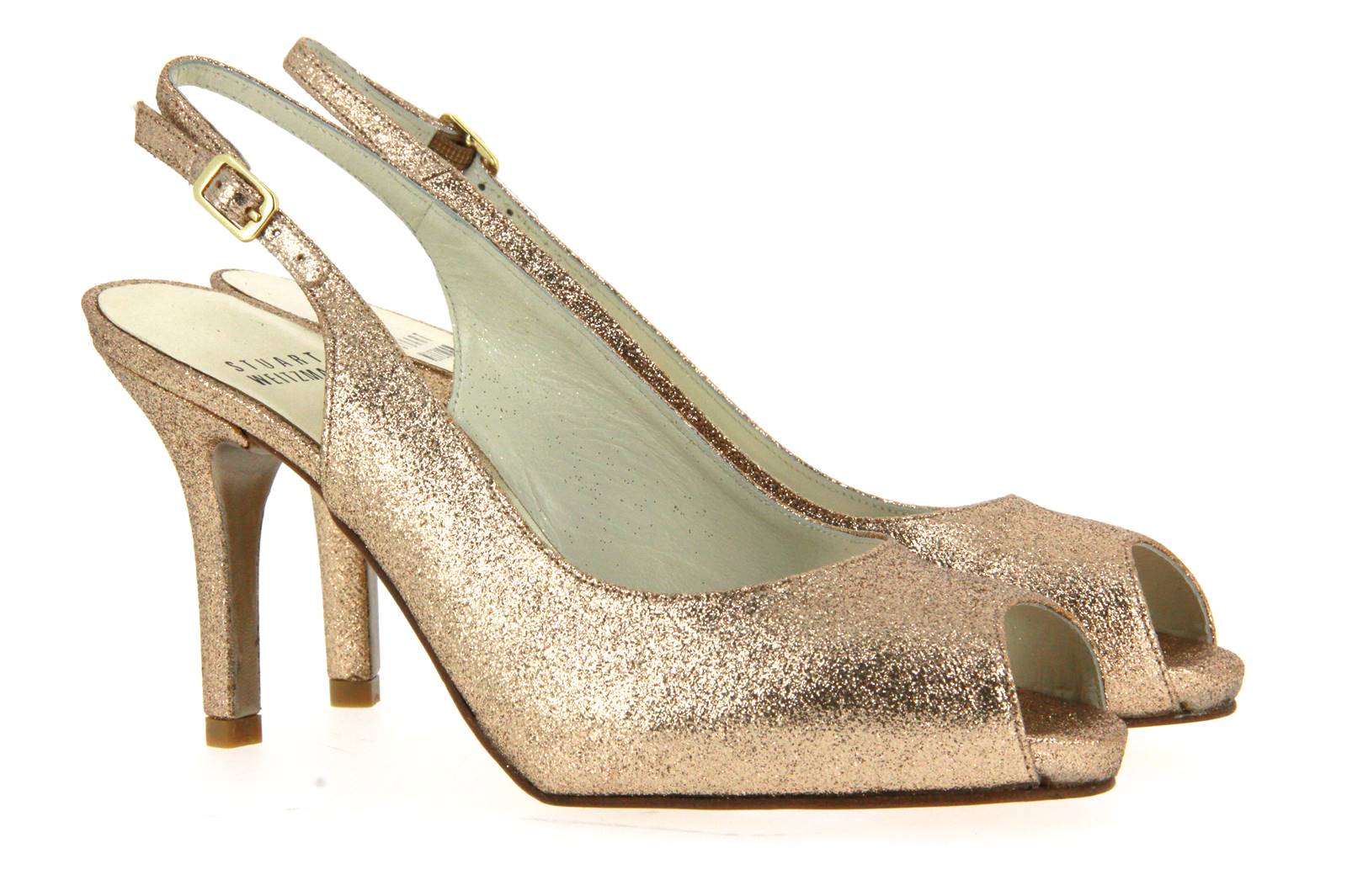 Stuart Weitzman Sandale LITLEY SAND MINI GLITTER (37½)