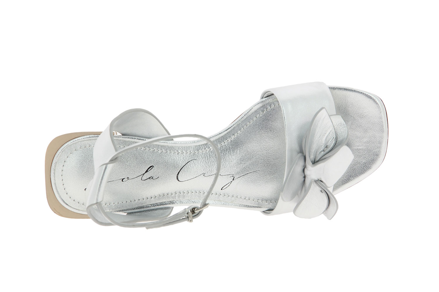 Lola Cruz Sandale NAPPA PLATA (36)