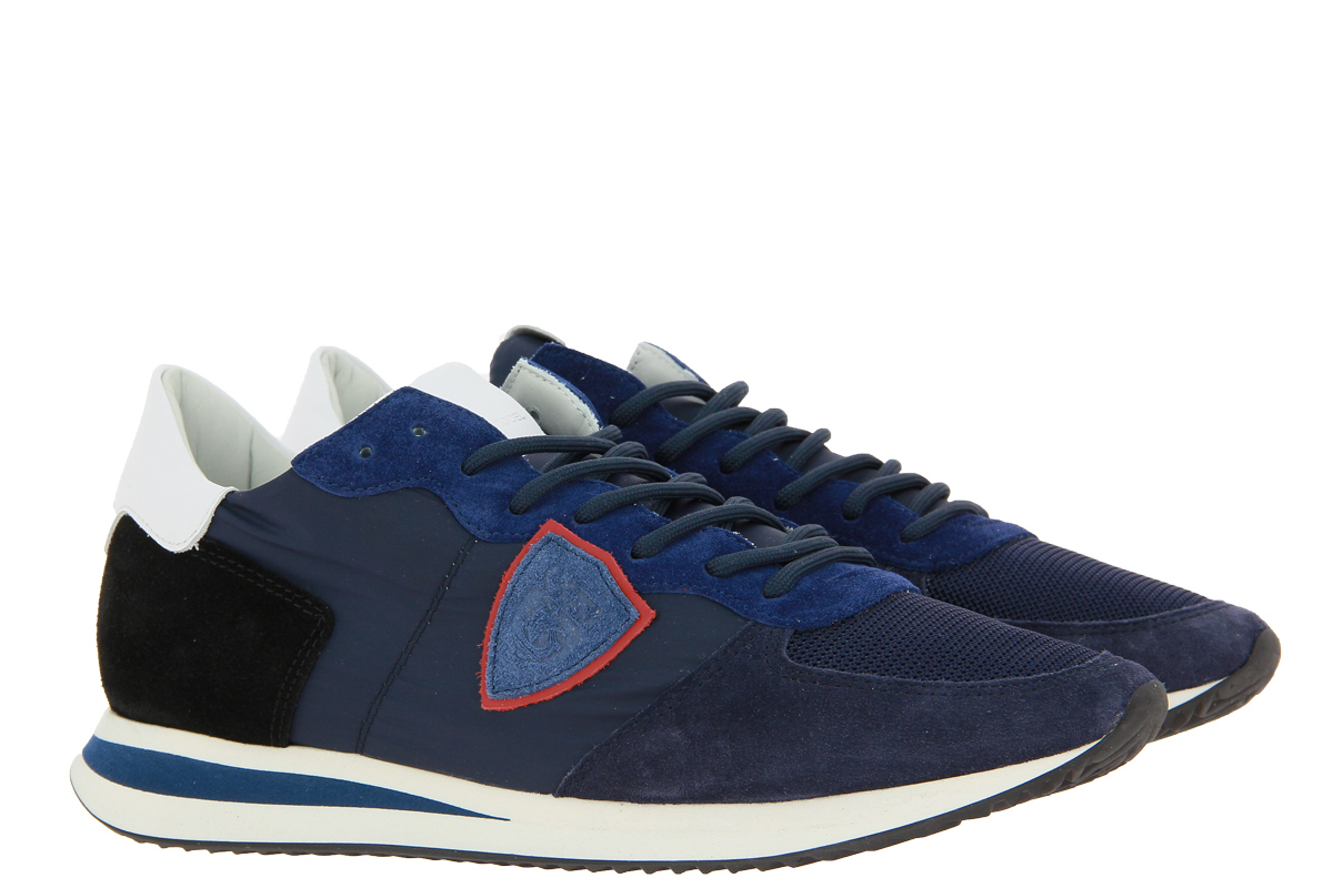 Philippe Model Sneaker LOW MAN MONDIAL BLEU