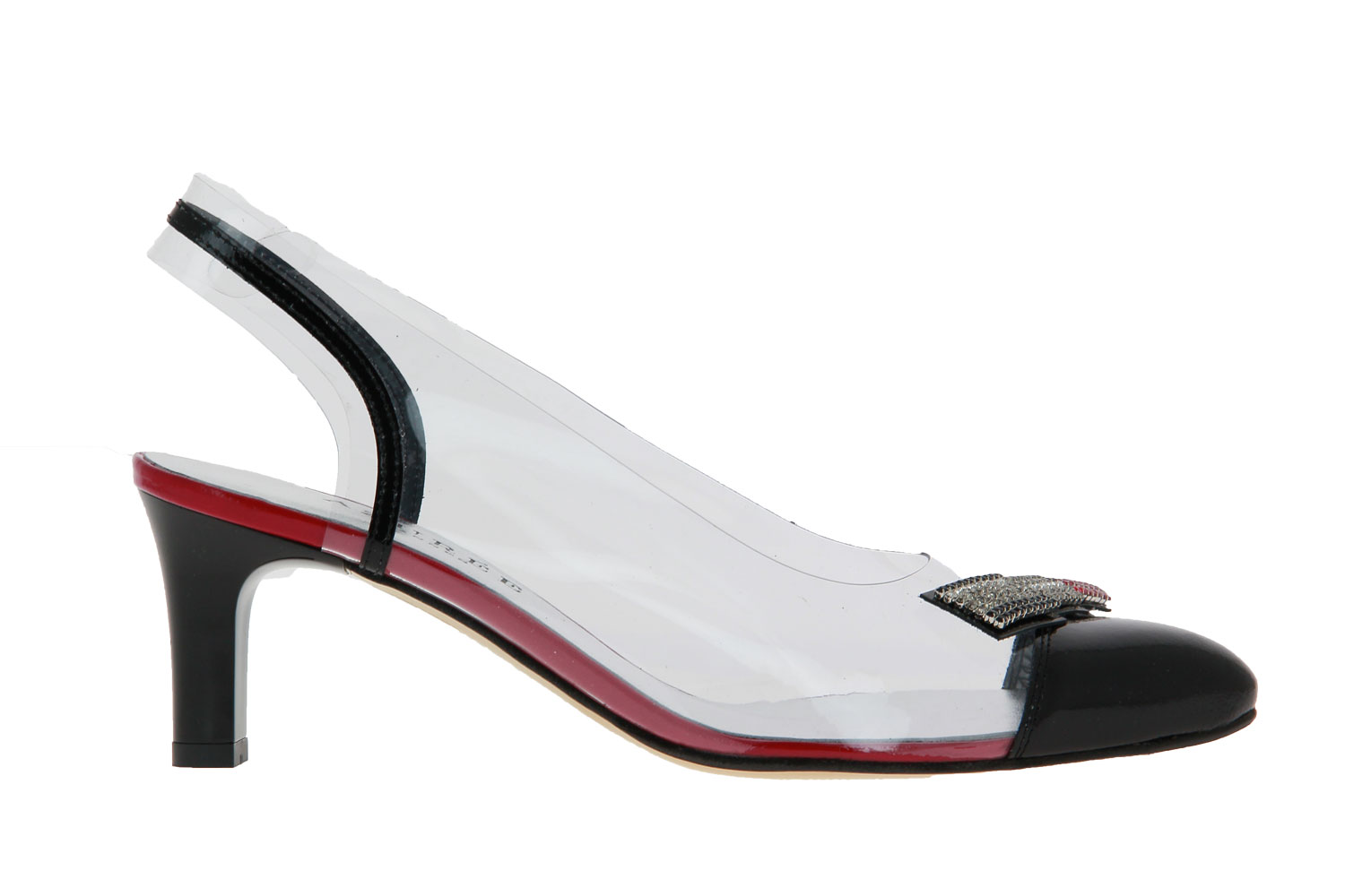 Azuree Cannes Slingpumps LINGA VERNIS NOIR (40)