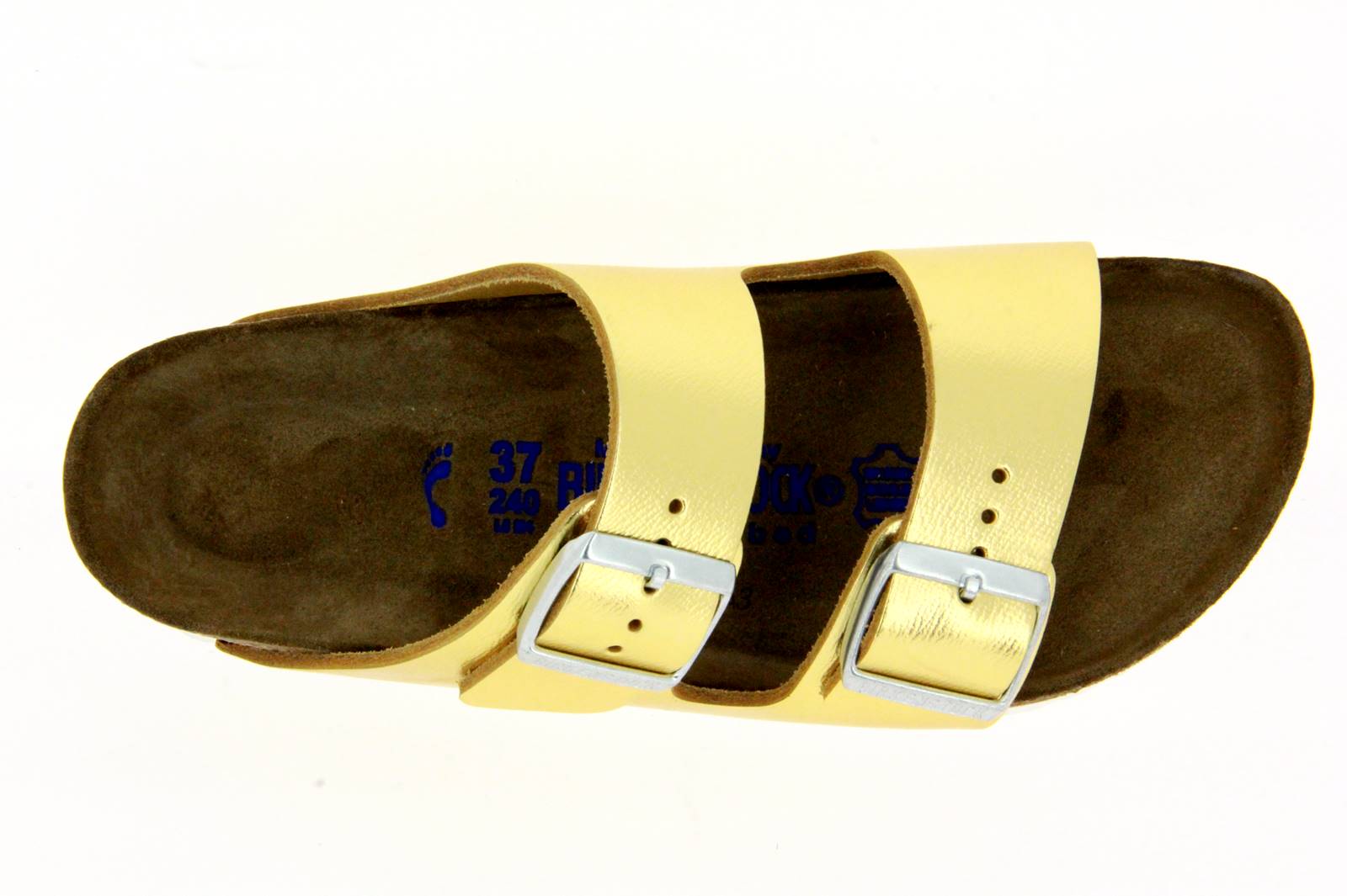 Birkenstock Pantolette ARIZONA SCHMAL LIQUID GOLD (39)