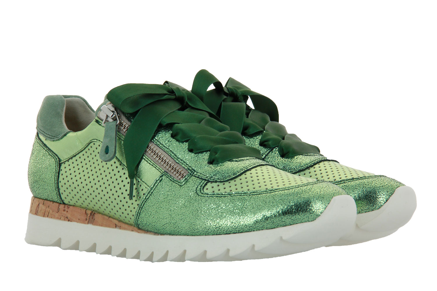 Paul Green Sneaker CRACKED MET GREEN (40)