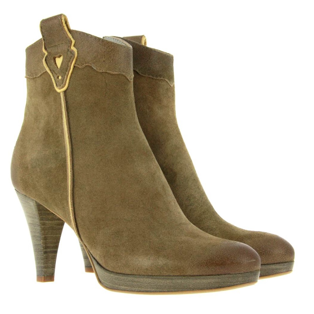 dirndl + bua Stiefelette ANTIKBOCK STEIN (41) dirndl + bua Stiefelette ANTIKBOCK STEIN (41)