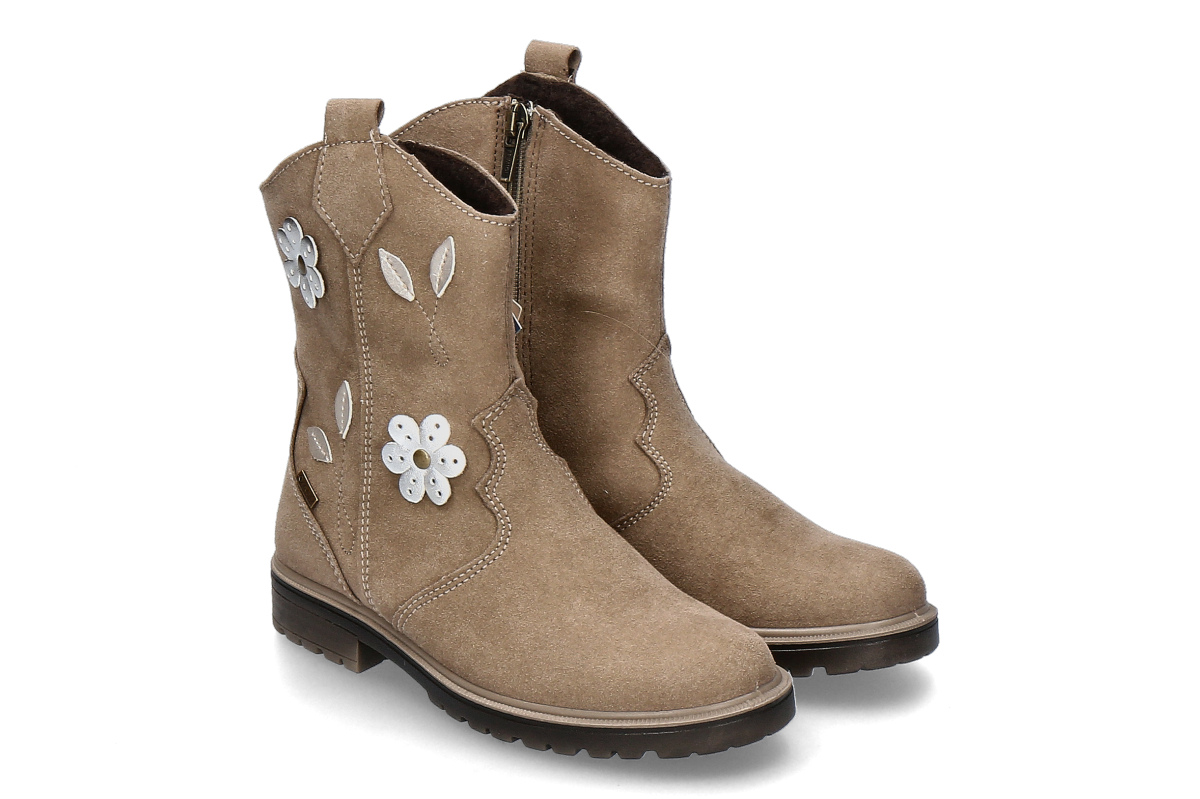 Primigi Mädchen- Stiefelette gefüttert PHR GT DALI GORETEX- talpa/ schlamm