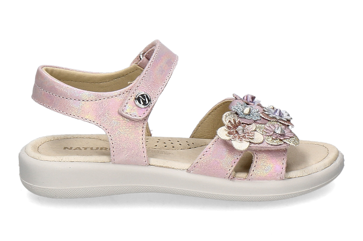 Naturino Mädchen- Sandale BRAHMA- pink/ mehrfarbig