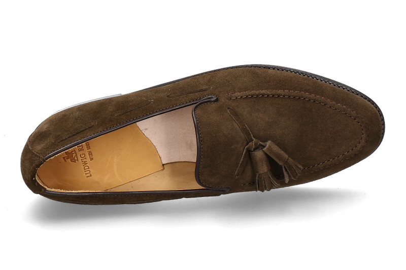 Ludwig Reiter Loafer TASSEL VELOURSLEDER JAGDGRÜN (42½)