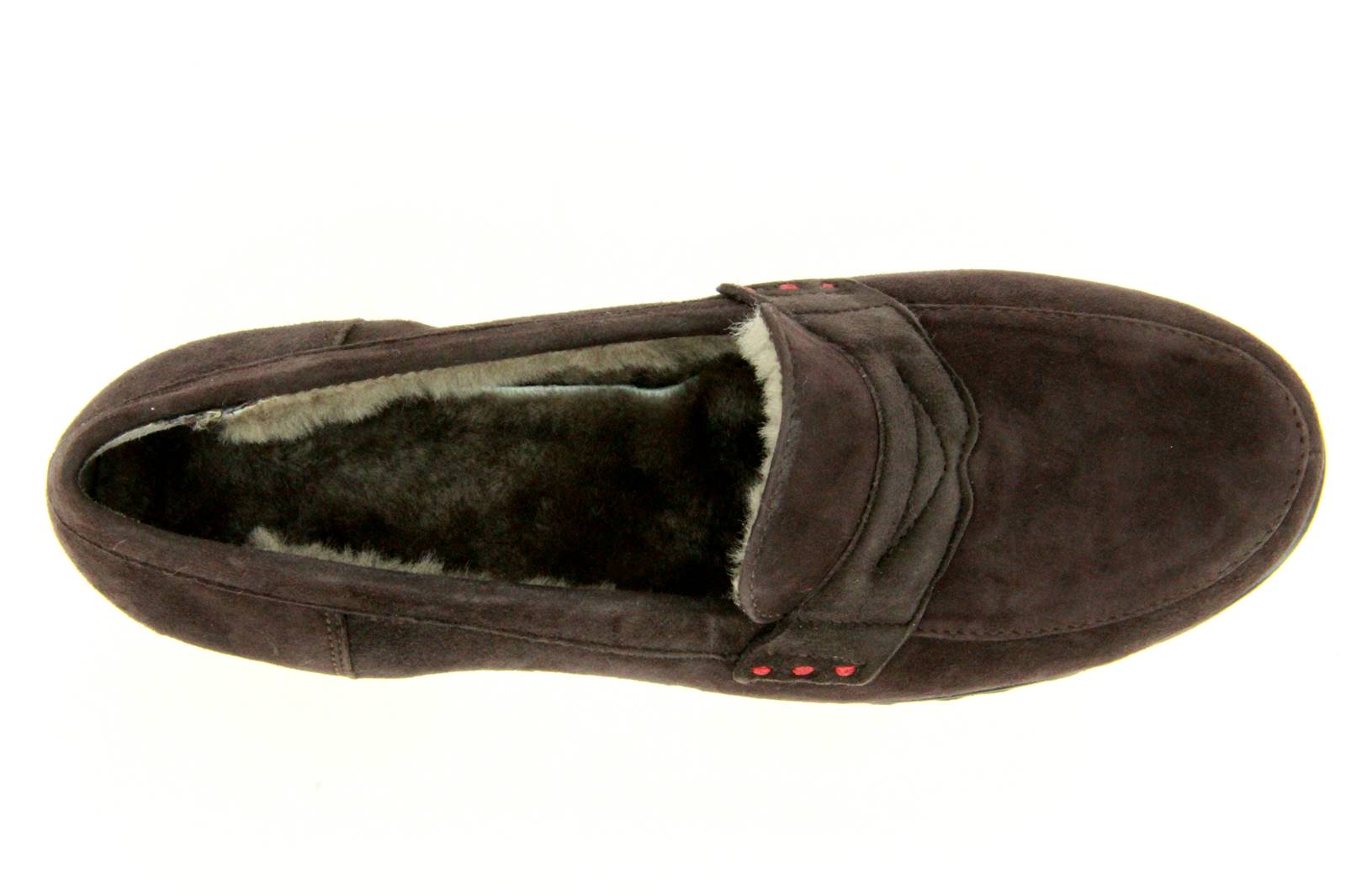 Pas de rouge Slipper gefüttert MARTA CAMOSCIO T.MORO (40½)