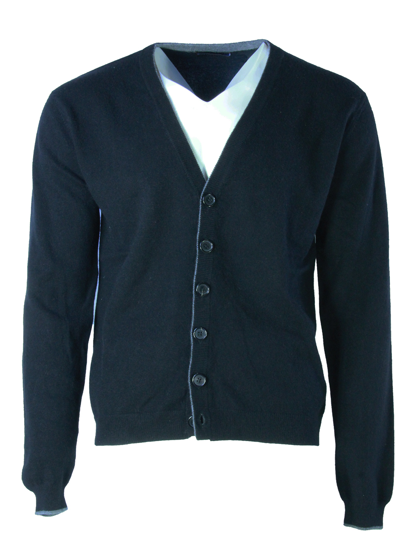 Buxton Street Cardigan CASHMERE BLACK (46)