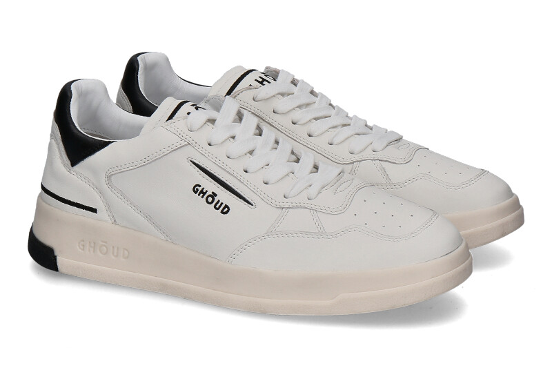 Ghoud Herren- Sneaker TWEENER LEATHER- weiss/schwarz