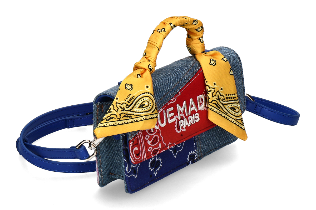 Rue Madam Schultertasche PAISLEY SHOULDER- blau/ denim blue