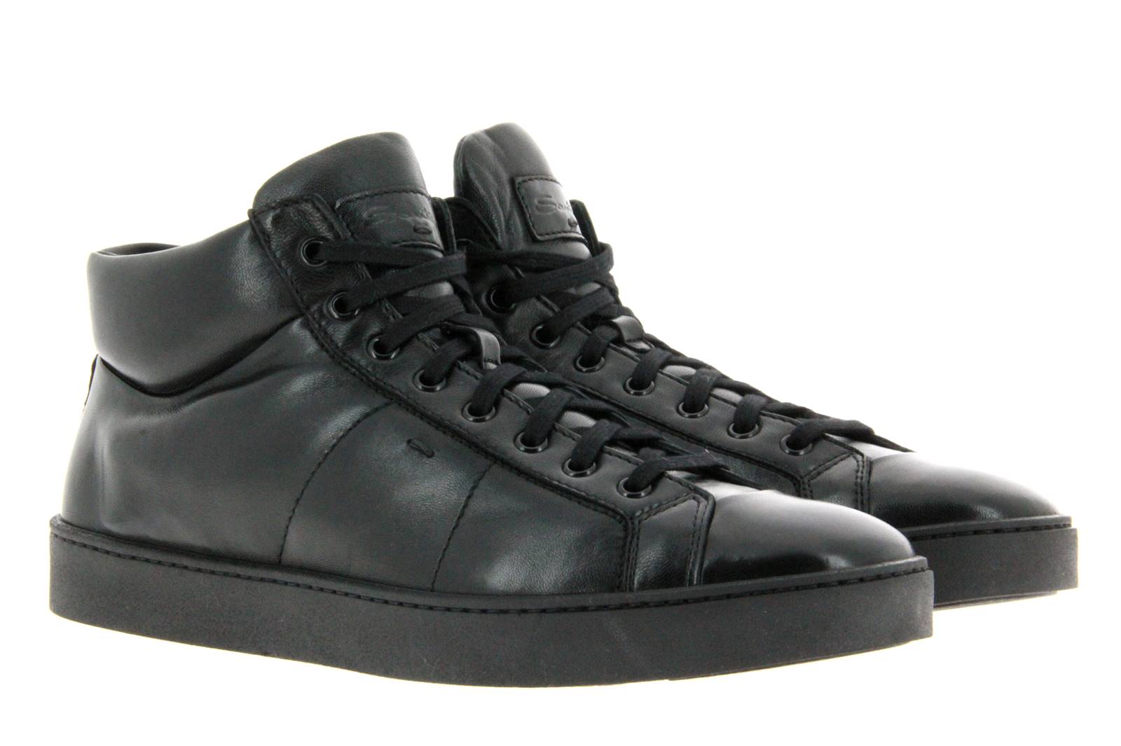 Santoni Sneaker CALF NERO (46)