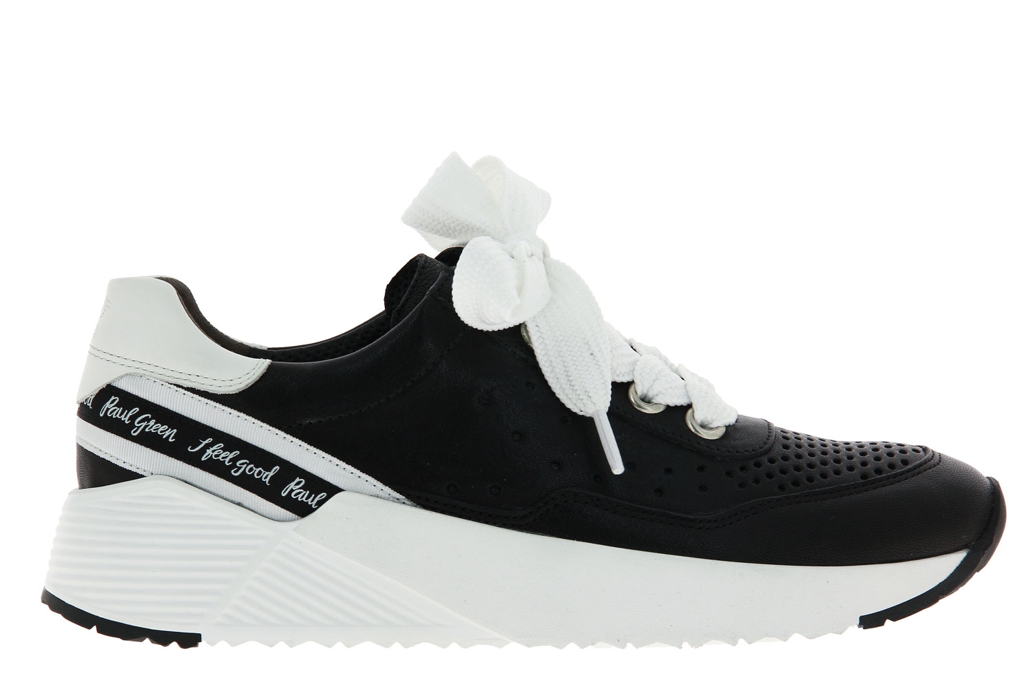 Paul Green Sneaker KID CALF BLACK WHITE (38½)
