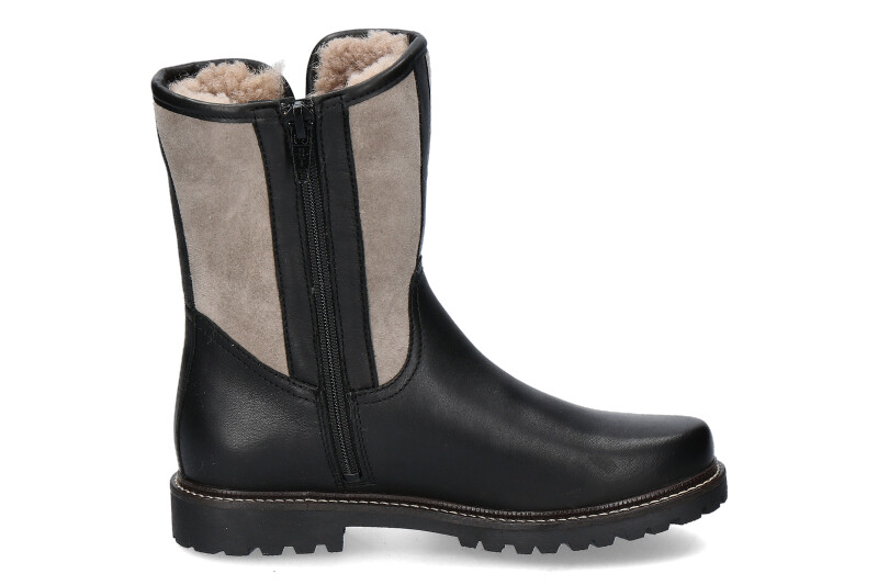 Dirndl + Bua Stiefelette gefüttert PANIOLO VELOUR SCHWARZ KHAKI (38) Dirndl + Bua Stiefelette gefüttert PANIOLO VELOUR SCHWARZ KHAKI (38)