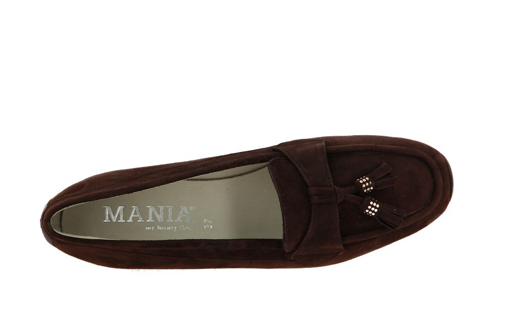 Mania Slipper CAMOSCIO CAFFE SWAROVSKI (38)