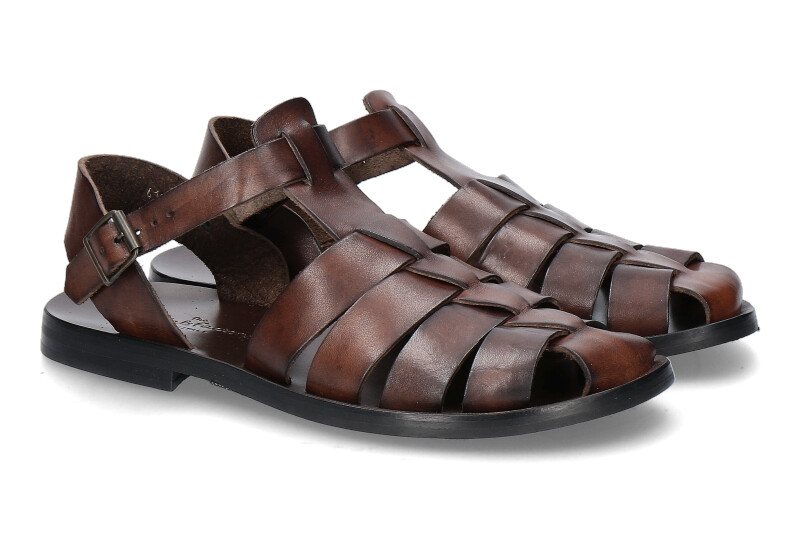 The Sandals Factory by Emozioni Gladiator Sandale M7533 BROWN- dunkelbraun