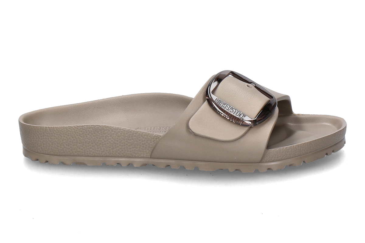 Birkenstock Damen- Pantolette MADRID BIG BUCKLE EVA- gray taupe/ grau