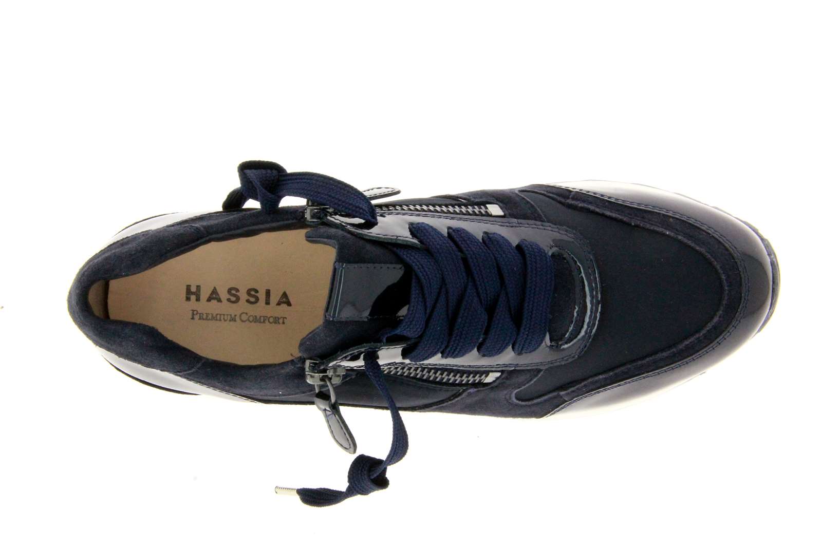 Hassia Sneaker BARCELONA H-WEITE DORELACK OCEAN (37½)