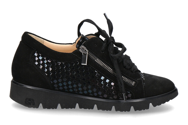 Brunate Schnürer IRIS CAMOSCIO NERO JAZZ PETROL (36)