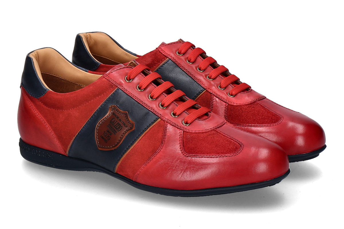 Galizio Torresi Sneaker FOUL PAPAVERO- rot/ blau