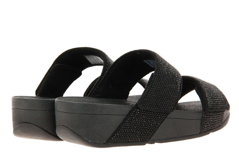 Fitflop Pantolette MINA CRYSTAL SLIDES BLACK (38)