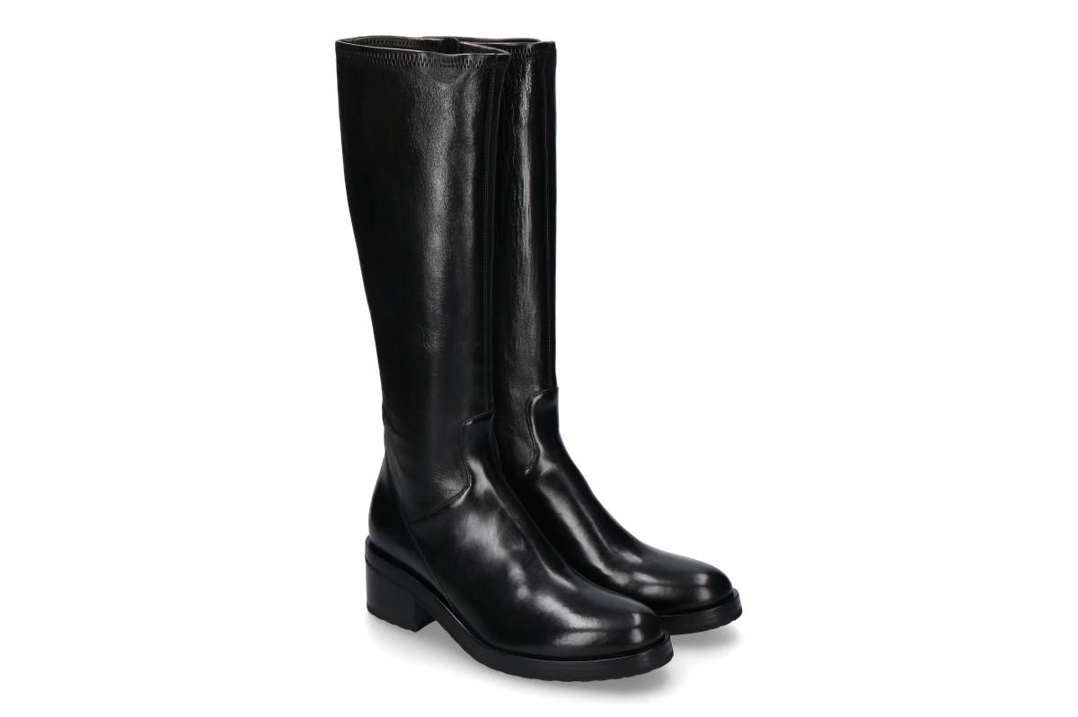 Truman's Stiefel VITELLO STRETCH- nero/ schwarz