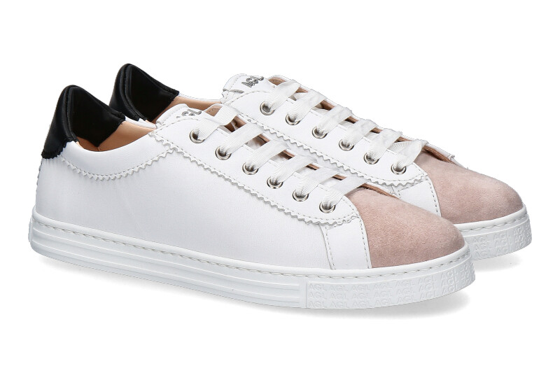 Attilio Giusti Leombruni Sneaker SADE NAPPA WHITE NERO 